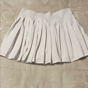 lululemon athletica White Perforated Pleated Skirt